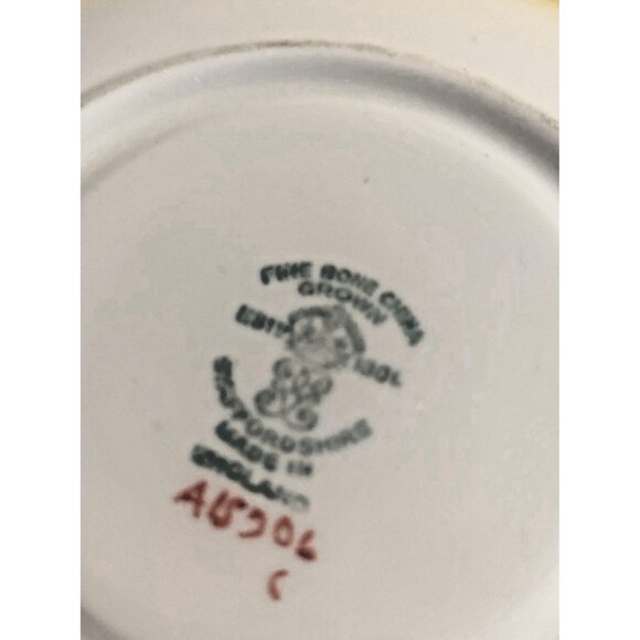 Crown Staffordshire Hand Painted Tea Cup & Saucer Set Patt.# 15308 1930's - Picture 10 of 11